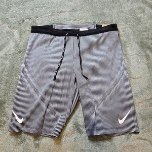 Nike Aeroswift Half Tight Running Shorts Black FN3369-013 Men's Size XL